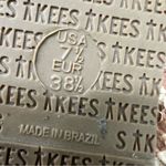 Tkees  slip on flats closed toe leather size 7.5 made in Brazil brown snake print Photo 4