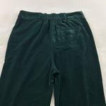 Old Navy Dark Bottle Green Stretch Velvet Taylor Wide Leg Trouser M Photo 6