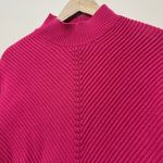 Marine layer  Skylar Mockneck Sweater Chunky Knit Bubblegum Pink Size Small Photo 3