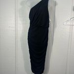 Love by Design Love X Design Black One Shoulder Ruched  Dress Size XL NWT Photo 3