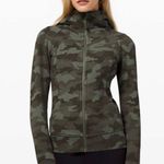 Lululemon Scuba Hoodie *Light Cotton FleeceHeritage 365 Camo Green Twill Sz 6 Photo 0