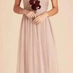 Birdy Grey  Christina Convertible Bridesmaid Dress in Tulle Sandy Taupe S NWT Photo 0