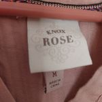 Knox Rose  Size Medium M Short Sleeve Top Blouse Light Pastel Purple Boho Indie Photo 6