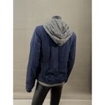 Active USA  Women's Navy Quilted Puffer Jacket Hooded NWT Photo 1