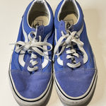 Vans  Old Skool Low-Top Skate Shoes Blue Suede Size 8 Photo 0