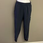 Apana  Women’s Slate Blue Pull-On Cargo Joggers Drawstrings Elastic Waist-Medium Photo 2