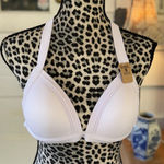 Victoria's Secret  PINK SWIM Push-up Halter Triangle Top Violet Size L NEW Photo 0