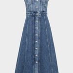 Citizens of Humanity NWT Idalene in Terrace Denim Jean Midi Shirt Dress M Photo 0