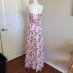 Vtg Y2K Morgan Co‎ 5/6 Empire Waist Tie Back Formal Gown Dress Floral Whimsygoth Pink Size undefined Photo 3