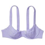 Victoria's Secret NWT  Lilac Terry Cloth Underwire Bikini Top Size 38D Photo 2