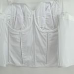 Empire Intimates (46D) American VINTAGE White Bridal Wedding Bustier Bra 1348 Size undefined Photo 4