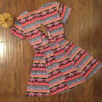 Show Me Your Mumu  Women's XS Stripe Ibiza Mini Dress Floral Boho Photo 6