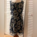 NWT Beige By ECI Navy Floral Dress Sleeveless Lined Size 10 Coquette Blue Size L Photo 4