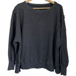 Aerie American Eagle Seriously Lived In Waffle Knit Relaxed Cozy Sweater Sz XS Photo 0