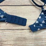 Victoria's Secret Pink Heart Print Push Up Bra 36B Navy Blue Adjustable Straps Photo 3