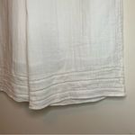 THE ODELLS Anthropologie NEW Candice Gauze Wide Leg Cropped Pants White Medium Photo 11