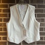 Mango White Vest Top Photo 7