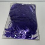 Halloween Costume Wig Neon Purple Short Bob Straight Hair Adult Cosplay Photo 2