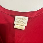 Vintage Gilligan & O’Malley Red Satin Slip Dress Nightgown Chemise Size Large Photo 3