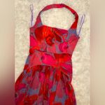 Hutch NWOT Aza A-Line Halter gown Purple Gardenia Sz 12 Photo 4