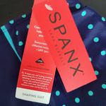 Spanx  Swim Navy and Blue Polka Dot Flirty Skirted Swim Bottom NWT Size 12 Photo 6