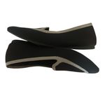 Birdies  The Blackbird Knit Flat Shoes 8.5 Black Tan Pointed Almond Toe Photo 6