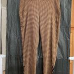 Chico's  1.5 Women’s Pull-On Houndstooth Ankle Cropped Pants Casual Tie Hem Photo 0