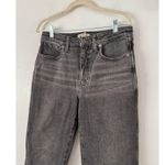 Madewell Curvy Mid Rise Stovepipe Jeans Black Size 28 Tall Slim Stretchy Denim Photo 2