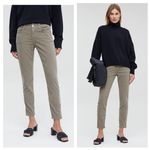 Closed Baker 1920 Corduroy Pants Size 24 Muddy Beige Slim Fit Straight Cropped Green Photo 1