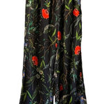 Aerie  Pants Women’s Size Small Blue Red‎ Floral Polyester Pockets Lounge Photo 0