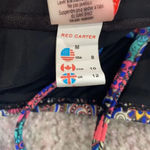 Red Carter  Women's Geometric Tribal Print Halter Bikini Top Festival Sz M Photo 4