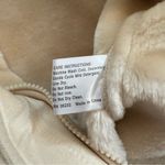 Gallery Shearling Jacket- Cream Faux Fur and Suede Lined Jacket Size XL Photo 5