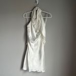 Dissh NEW  AISLE WHITE SATIN BACKLESS MINI DRESS Photo 2