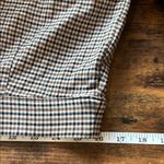 Calvin Klein Black and Brown Checkered Dress Pants Slim Fit Size 12 W 16” I 27” Photo 9