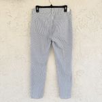 U.S. Polo Assn. Women's Blue and White Striped Ankle Jeans Photo 1