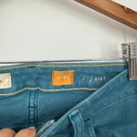 Pilcro  By Anthropologie Jeans Womens‎ 29 Teal Denim Cotton Stretch Skinny Leg Photo 4