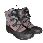 The North Face Women’s 6.5 Boots Nuptse Purna Shortys Primaloft Waterproof Brown Photo 0