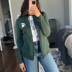 Nike MSU Green Zip Up Photo 3