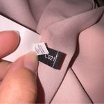 Kate Spade Silk Metallic A-Line Midi Skirt Soft Pink Chiffon Silver Metallic Photo 15