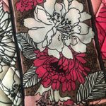 Vera Bradley  Laptop Sleeve Pink Flower Quilted Zippered Computer Bag 17” Photo 1