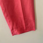 J. McLaughlin Hot Pink 100% Silk Straight Leg Dress Pants High Waist Women's 6 Photo 3