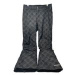 Columbia  Women's Ski/Snow Pants – Black Plaid – Size M (8–10) Photo 1