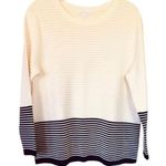 Charter Club  Solid/Striped Knit Top Sz PXL NWT Photo 0