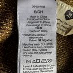 Madewell  Button Down Cotton Boxy Cropped Long Sleeve Sweater Olive SZ S # 2394 Photo 10