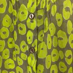 Yoana Baraschi  womens Long sleeve button up sheer blouse yellow small Photo 2