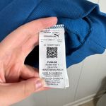 Puma Men's Blue White Logo Fleece Lined Pullover Hoodie Sweatshirt XXL 2XL Gym Photo 3