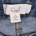 easel Los Angeles Black distressed Skinny Ankle Jeans Pearl Embellishment Small Photo 6