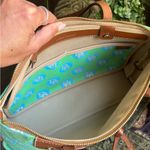 Dooney & Bourke AS NEW🔥AUTHENTIC  Leather/signature canvas zip top Shoulder Photo 9