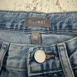 DL1961  Emilie Straight Ultra High Vintage Ankle Super Light Shredded Jeans 24 Photo 10