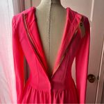 Vintage• EUC•1970’s Neon Pink Shimmer Dress•sz S/4/6 Photo 4